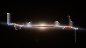 Astronomers detected a gigantic wave pattern in a large portion of the Milky Way galaxy by analyzing data from young stars.